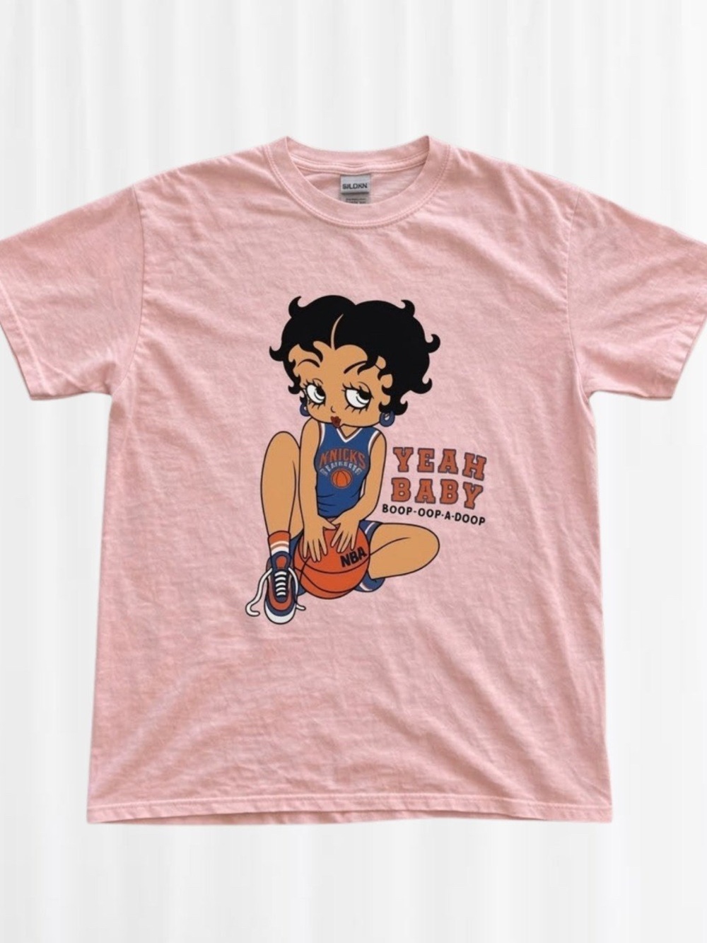 Gildan Pink Betty Boop 'Yeah Baby' Graphic Tee